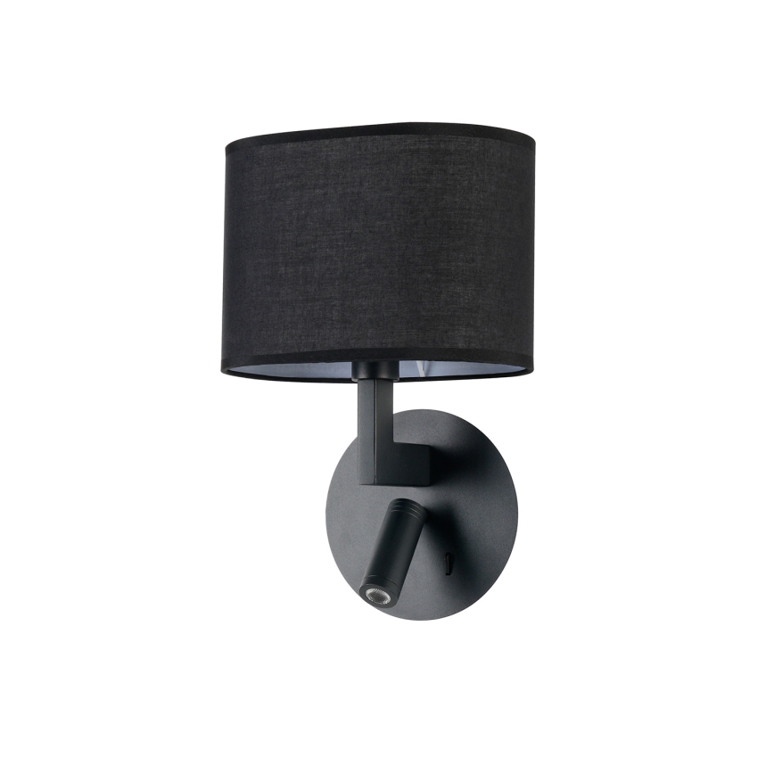 Brilagi - LED Kinkiet DAYA 1xE14/40W/230V + LED/3W czarny