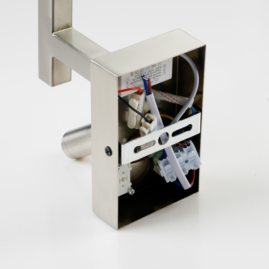 Brilagi - LED Kinkiet DEYA 1xE14/40W/230V + LED/3W biały/matowy chrom