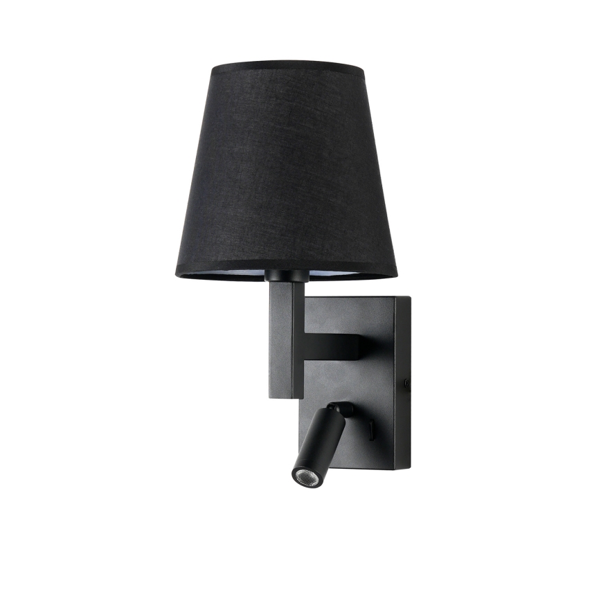 Brilagi - LED Kinkiet DEYA 1xE14/40W/230V + LED/3W czarny