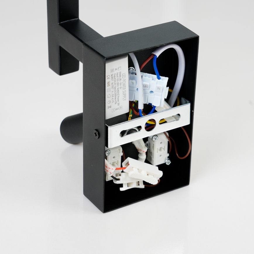 Brilagi - LED Kinkiet DEYA 1xE14/40W/230V + LED/3W czarny