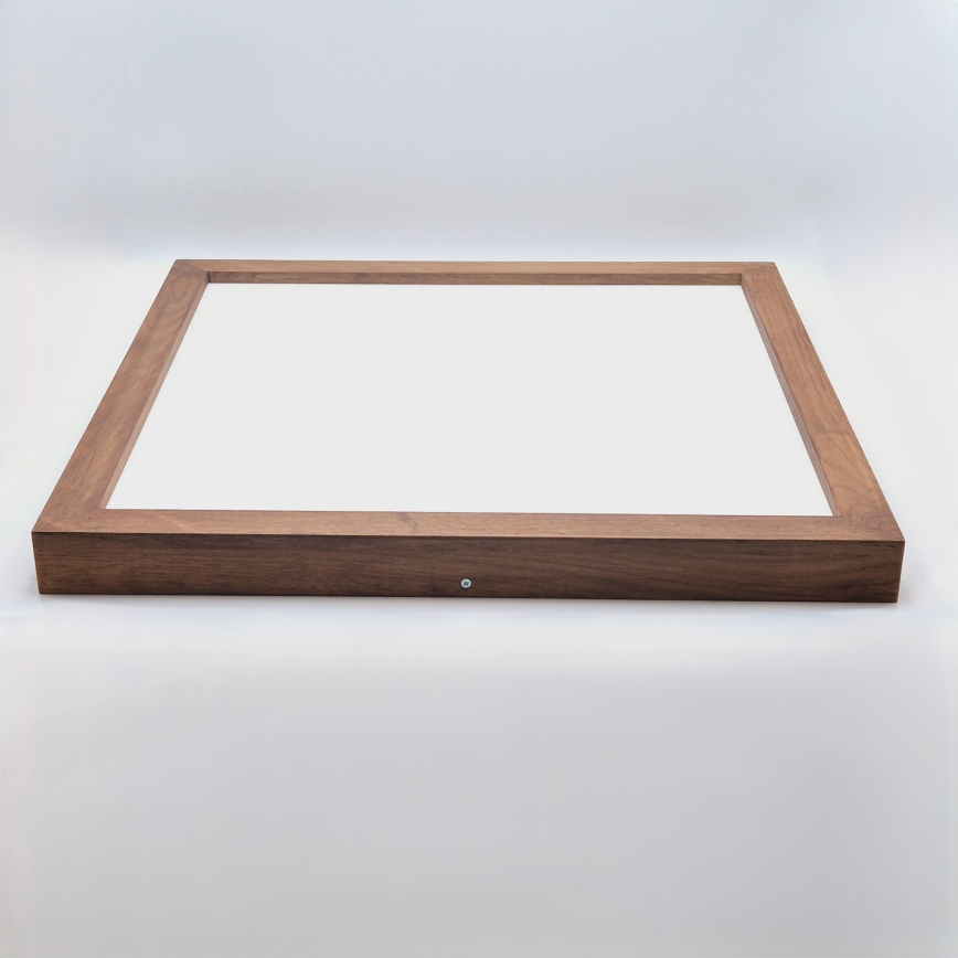 Brilagi - LED Lampa sufitowa do łazienki WOODY FRAME LED/50W/230V 60x60 cm IP44 dąb czereśnia