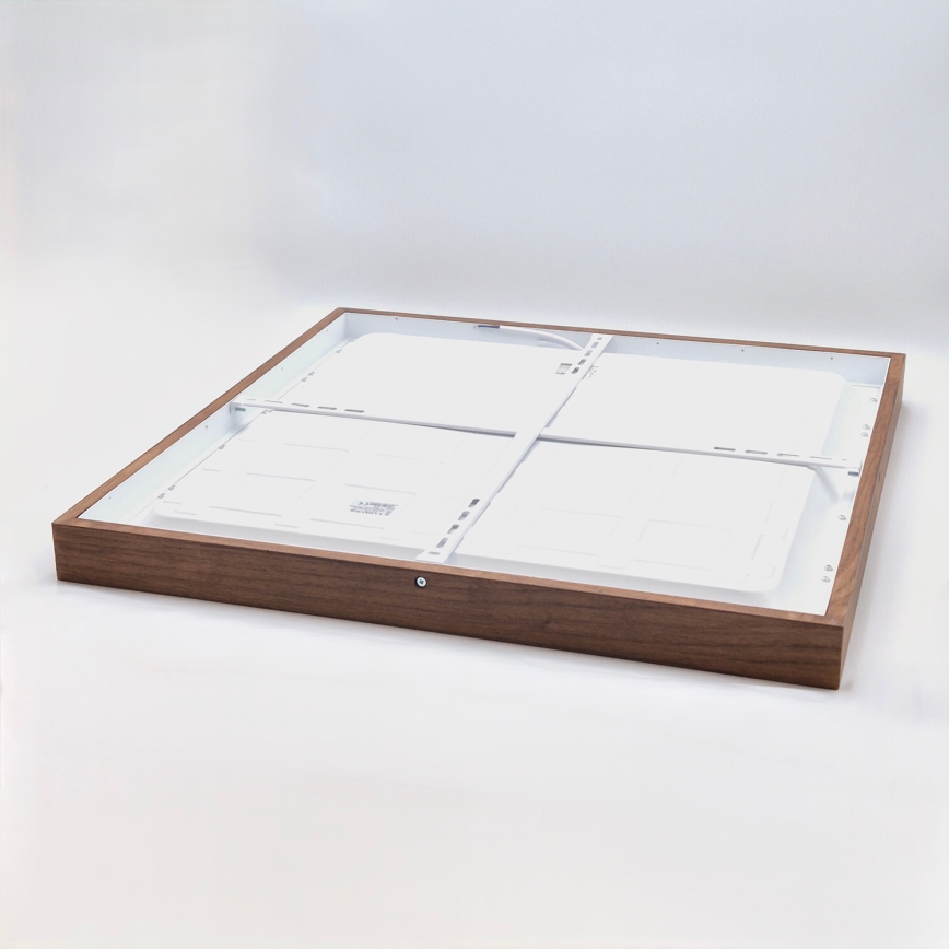 Brilagi - LED Lampa sufitowa do łazienki WOODY FRAME LED/50W/230V 60x60 cm IP44 dąb czereśnia