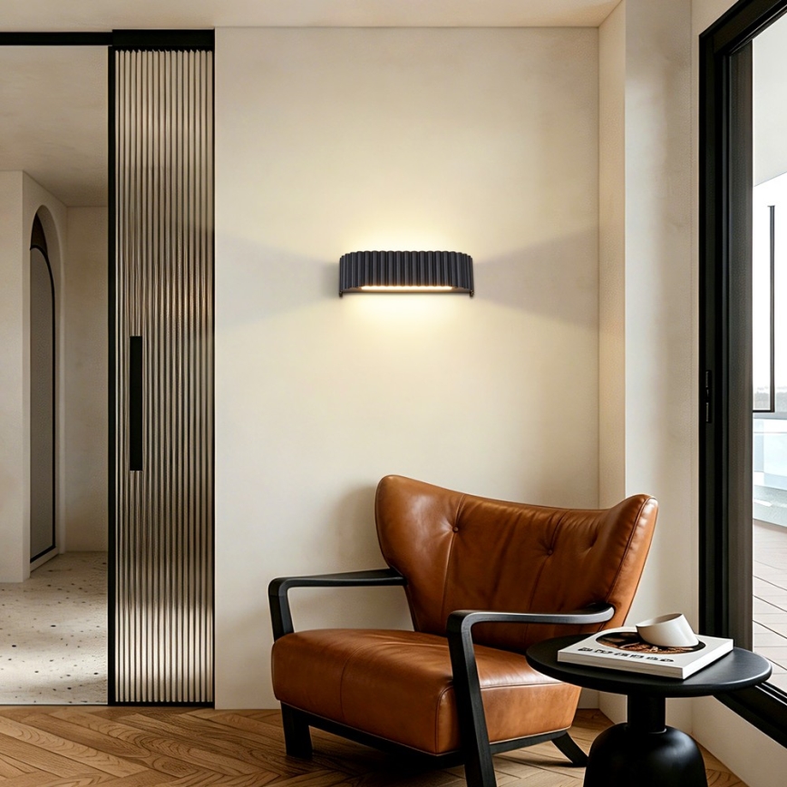 BRILAGI - LED Oprawa ścienna FALCON MODERN LED/10W/230V 30 cm 3000/4500/6000K czarna