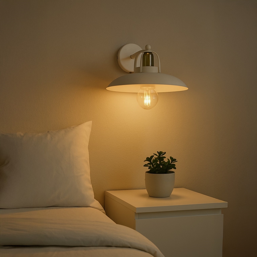 Brilagi - LED Kinkiet FLAMENGO 1xE27/60W/230V biały