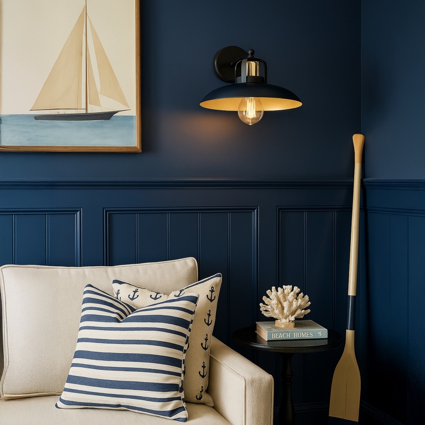 Brilagi - LED Kinkiet FLAMENGO 1xE27/60W/230V niebieski