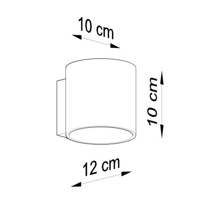 Brilagi -  LED Kinkiet punktowy FRIDA 1xG9/3,5W/230V beton