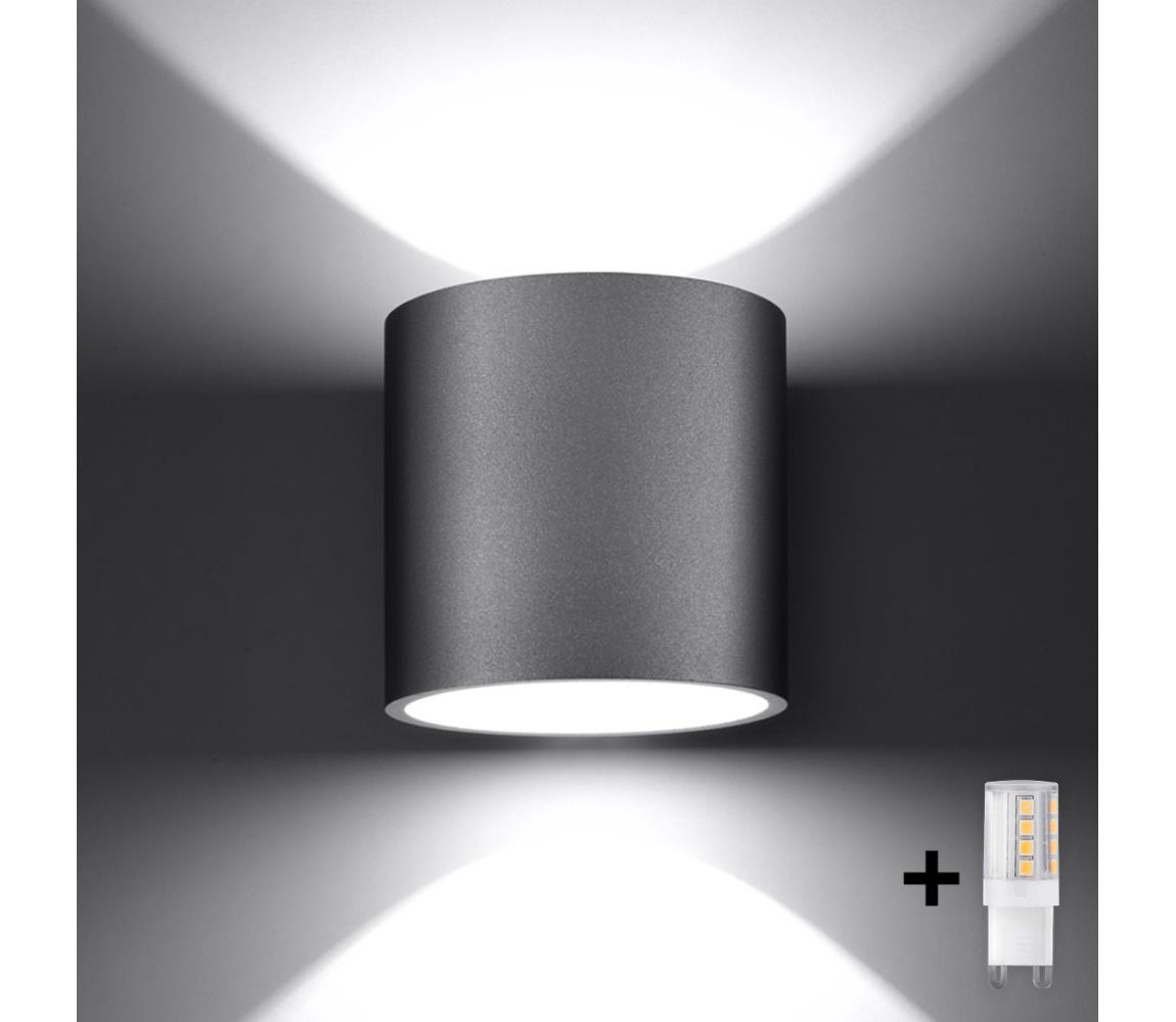 Brilagi - LED Kinkiet FRIDA 1xG9/4W/230V szary