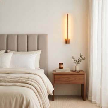 BRILAGI - LED Kinkiet GARDALINE LED/90W/230V 100 cm dąb