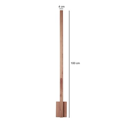 BRILAGI - LED Kinkiet GARDALINE LED/90W/230V 100 cm dąb