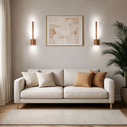 BRILAGI - LED Kinkiet GARDALINE LED/90W/230V 60 cm dąb