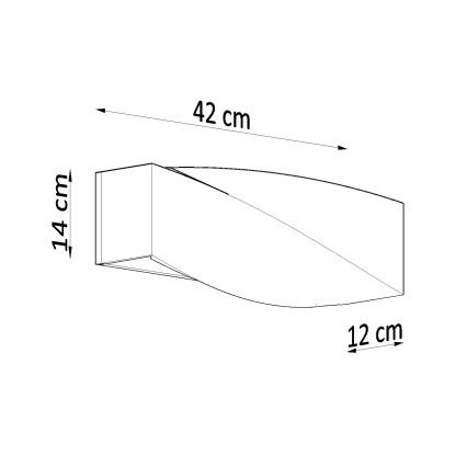 Brilagi -  LED Kinkiet KERRY 1xE27/7,5W/230V ceramika/biały