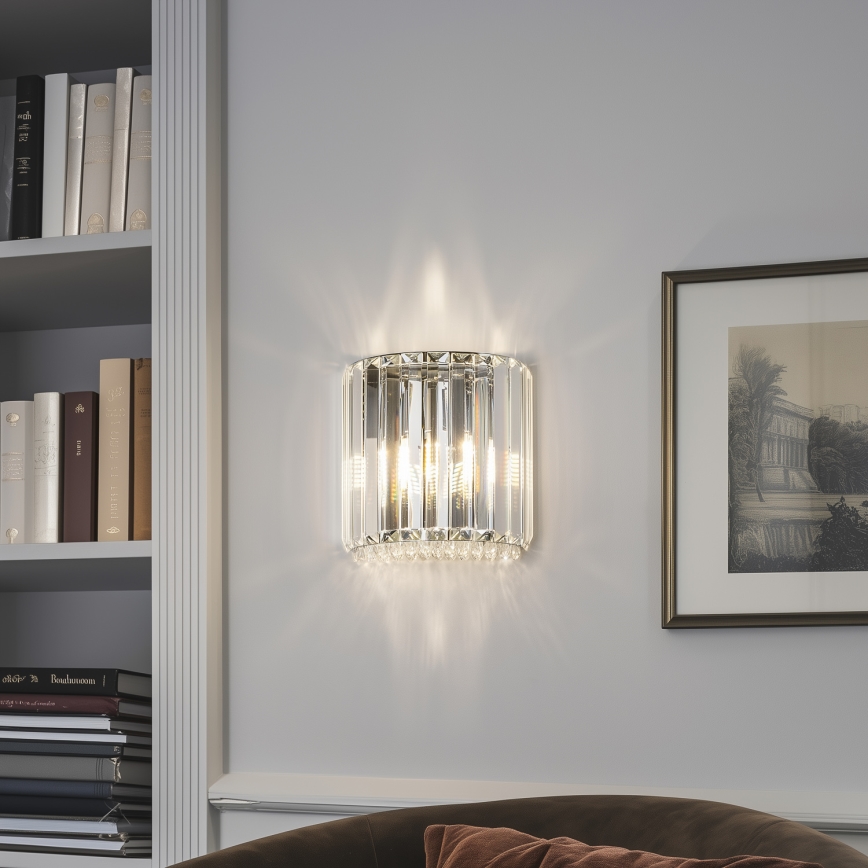 Brilagi - LED Kinkiet kryształowy GLAMOUR 1xG9/42W/230V