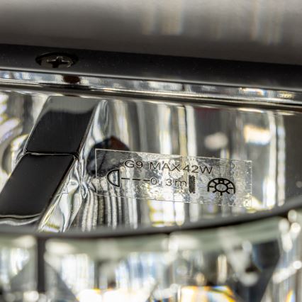 Brilagi - LED Kinkiet kryształowy GLAMOUR 1xG9/42W/230V