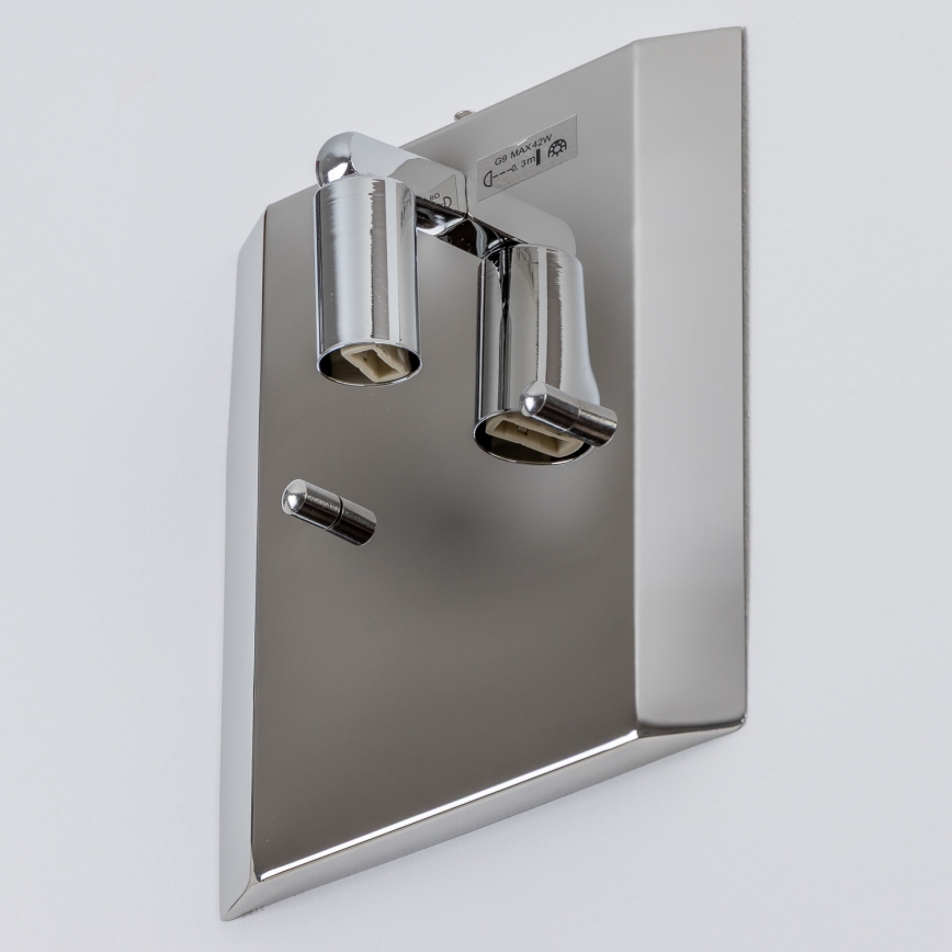 Brilagi - LED Kinkiet kryształowy GLAMOUR 1xG9/42W/230V