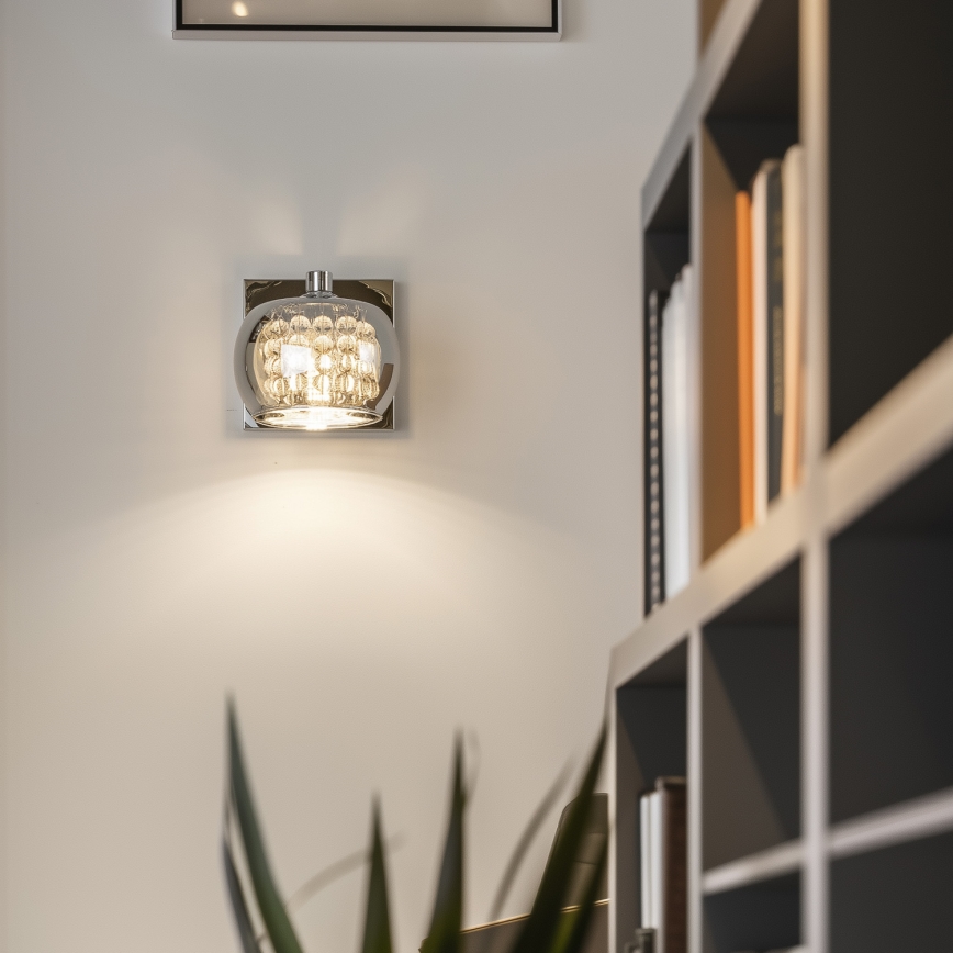 Brilagi - LED Kinkiet kryształowy JEWEL 1xG9/42W/230V