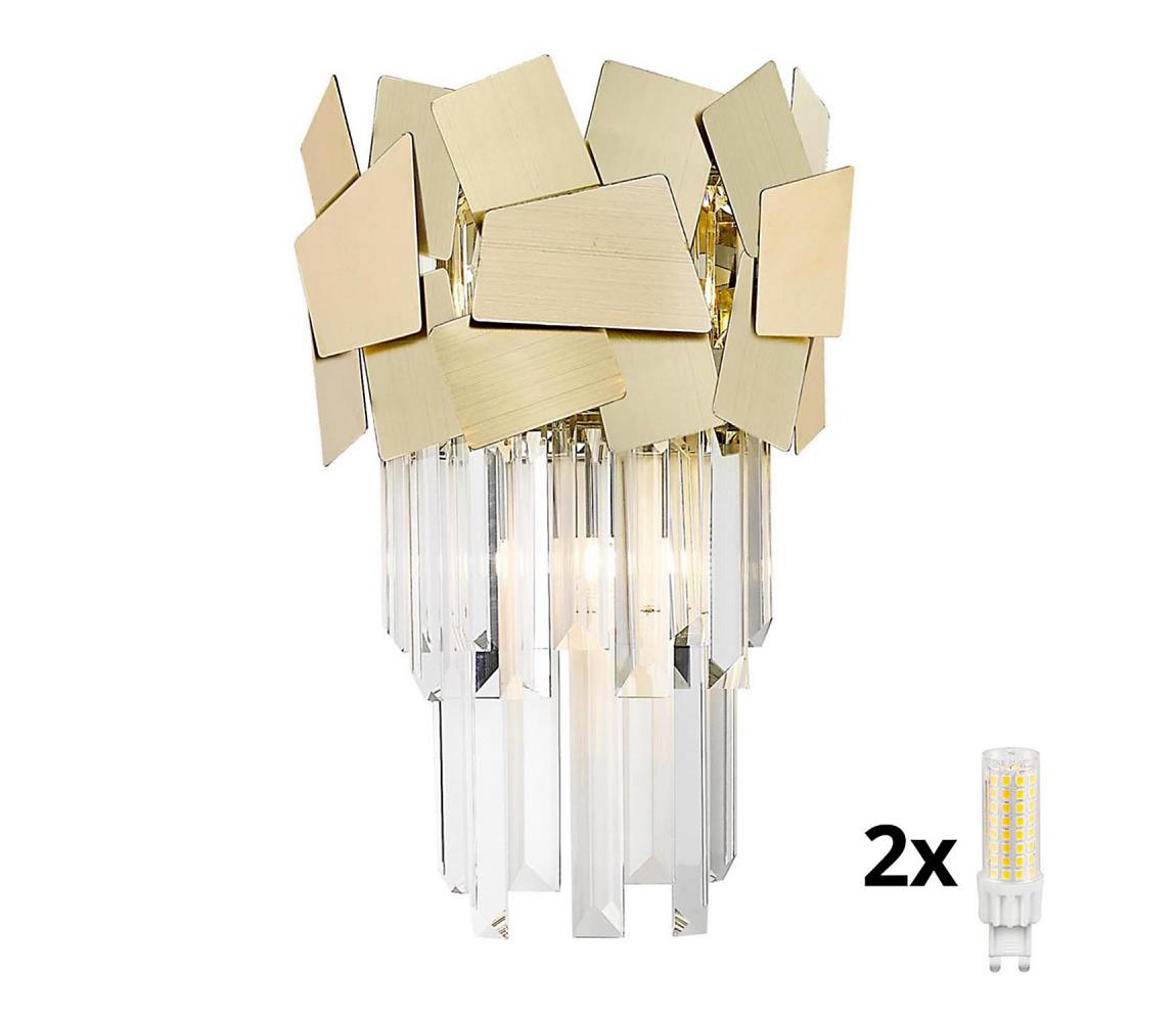 Brilagi - LED Kinkiet kryształowy MIRAGE 2xG9/42W/230V