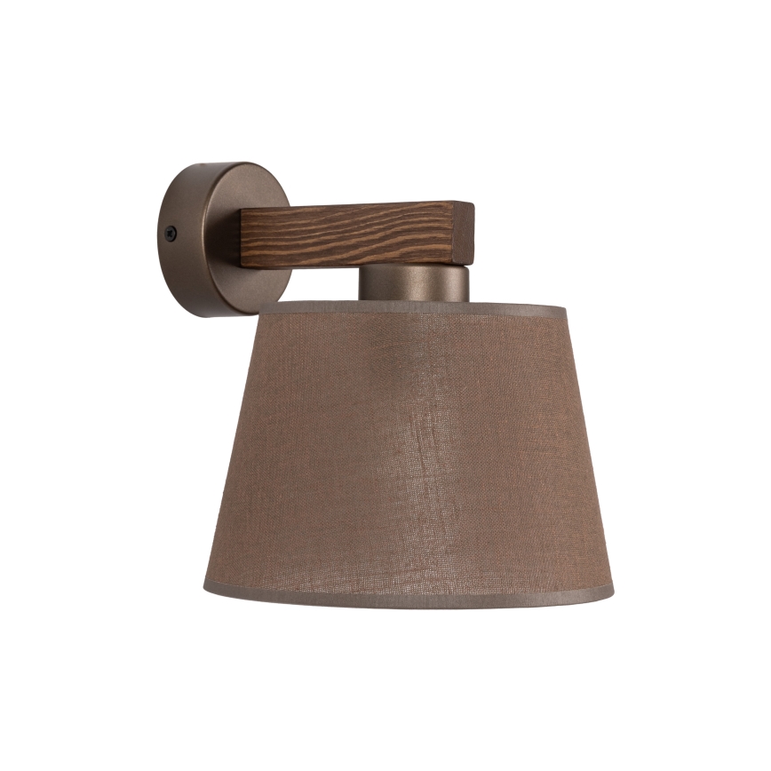 BRILAGI - LED Kinkiet LATTE 1xE27/15W/230V sosna/brązowy