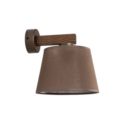 BRILAGI - LED Kinkiet LATTE 1xE27/15W/230V sosna/brązowy