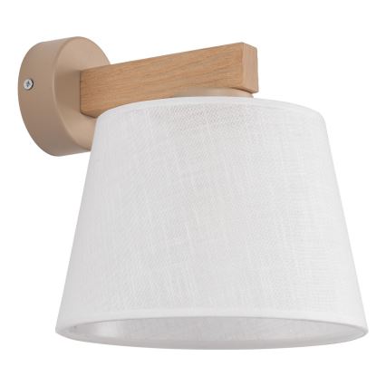 BRILAGI - LED Kinkiet LATTE SABIA 1xE27/15W/230V sosna/biały