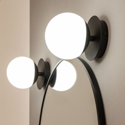 Brilagi - Kinkiet łazienkowy LED BALL/6W/230V 3000/4000/6500K IP44 czarny