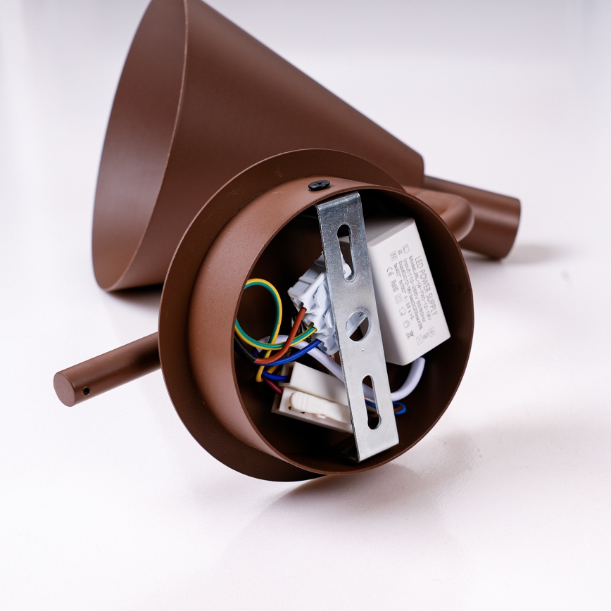 Brilagi - LED Kinkiet LUCERA LED/3W/230V brązowy