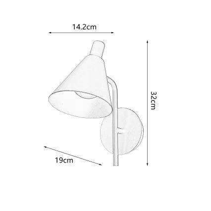 Brilagi - LED Kinkiet LUCERA LED/3W/230V brązowy