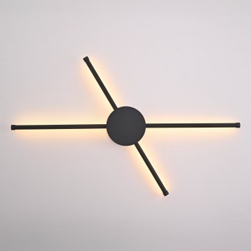 Brilagi - LED Kinkiet LUGO QUATTRO LED/16W/230V czarny
