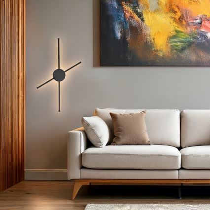 Brilagi - LED Kinkiet LUGO QUATTRO LED/16W/230V czarny