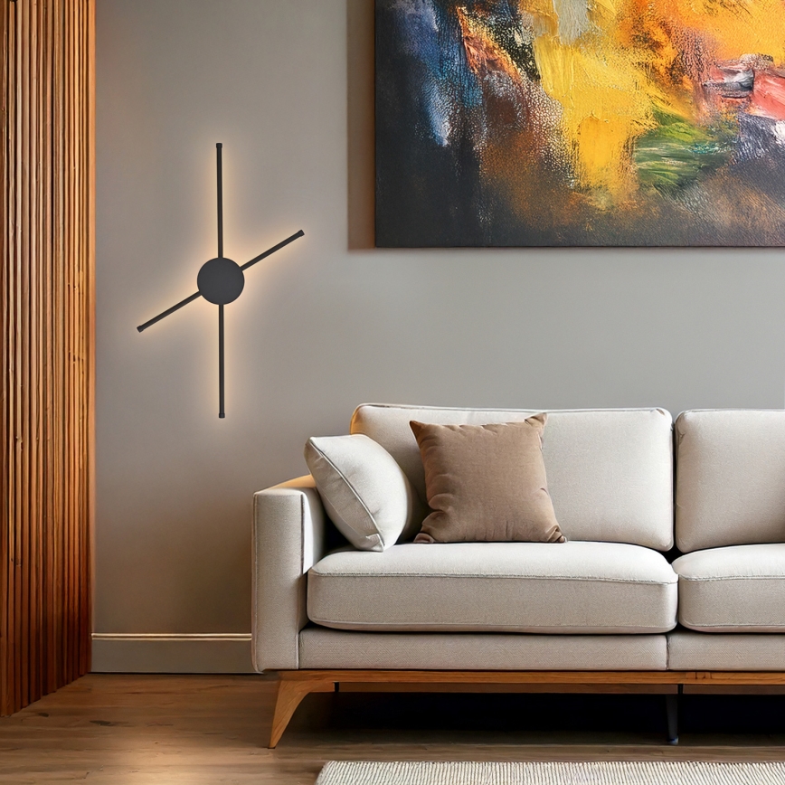 Brilagi - LED Kinkiet LUGO QUATTRO LED/16W/230V czarny