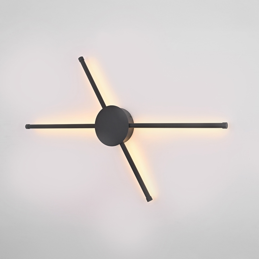 Brilagi - LED Kinkiet LUGO QUATTRO LED/16W/230V czarny