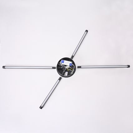 Brilagi - LED Kinkiet LUGO QUATTRO LED/16W/230V czarny