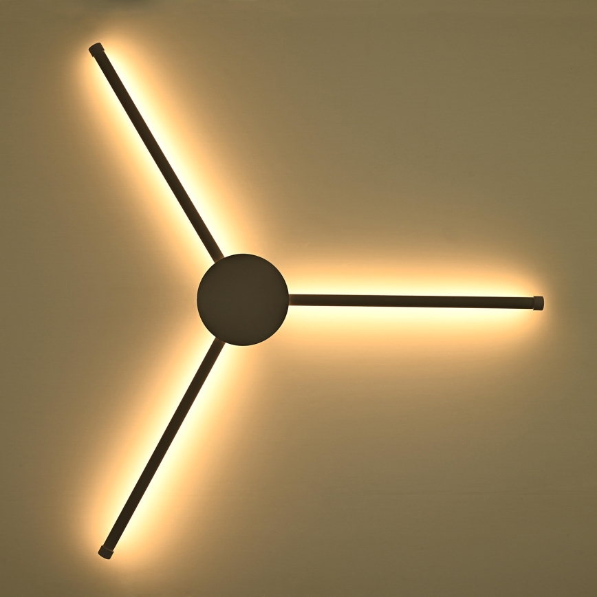 Brilagi - LED Kinkiet LUGO TRE LED/14W/230V czarny