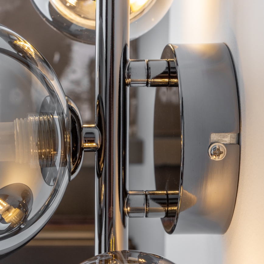 Brilagi - LED Kinkiet MILLA 3xG9/3W/230V czarny chrom/dymione