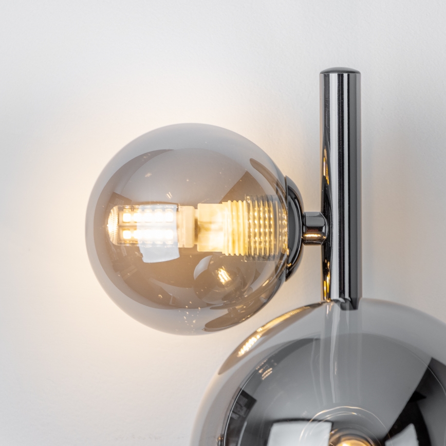 Brilagi - LED Kinkiet MILLA 3xG9/3W/230V czarny chrom/dymione