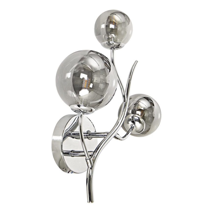 Brilagi - LED Kinkiet MISTEL 3xG9/3W/230V chrom błyszczący/dym