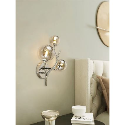 Brilagi - LED Kinkiet MISTEL 3xG9/3W/230V chrom błyszczący/dym