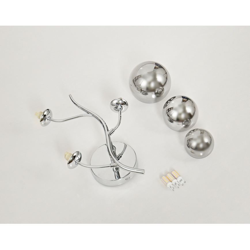 Brilagi - LED Kinkiet MISTEL 3xG9/3W/230V chrom błyszczący/dym