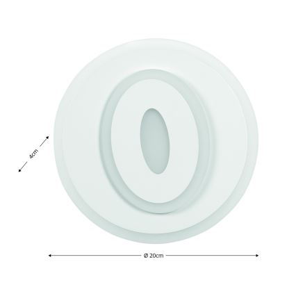 Brilagi - LED Kinkiet MODERN MINI LED/26W/230V 3000/4000/6000K