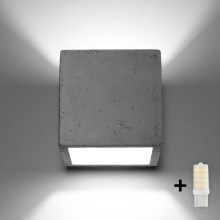 Brilagi -  LED Kinkiet MURO 1xG9/3,5W/230V beton