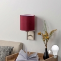 BRILAGI - LED kinkiet NUBILA 1xE27/60W/230V matowy chrom/pompejańska czerwień