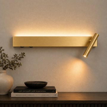 BRILAGI - LED kinkiet punktowy ARLIX LED/3W/230V + LED/7W, złoty, CRI 90