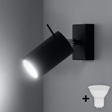 Brilagi -  LED Kinkiet punktowy ASMUS 1xGU10/7W/230V czarny