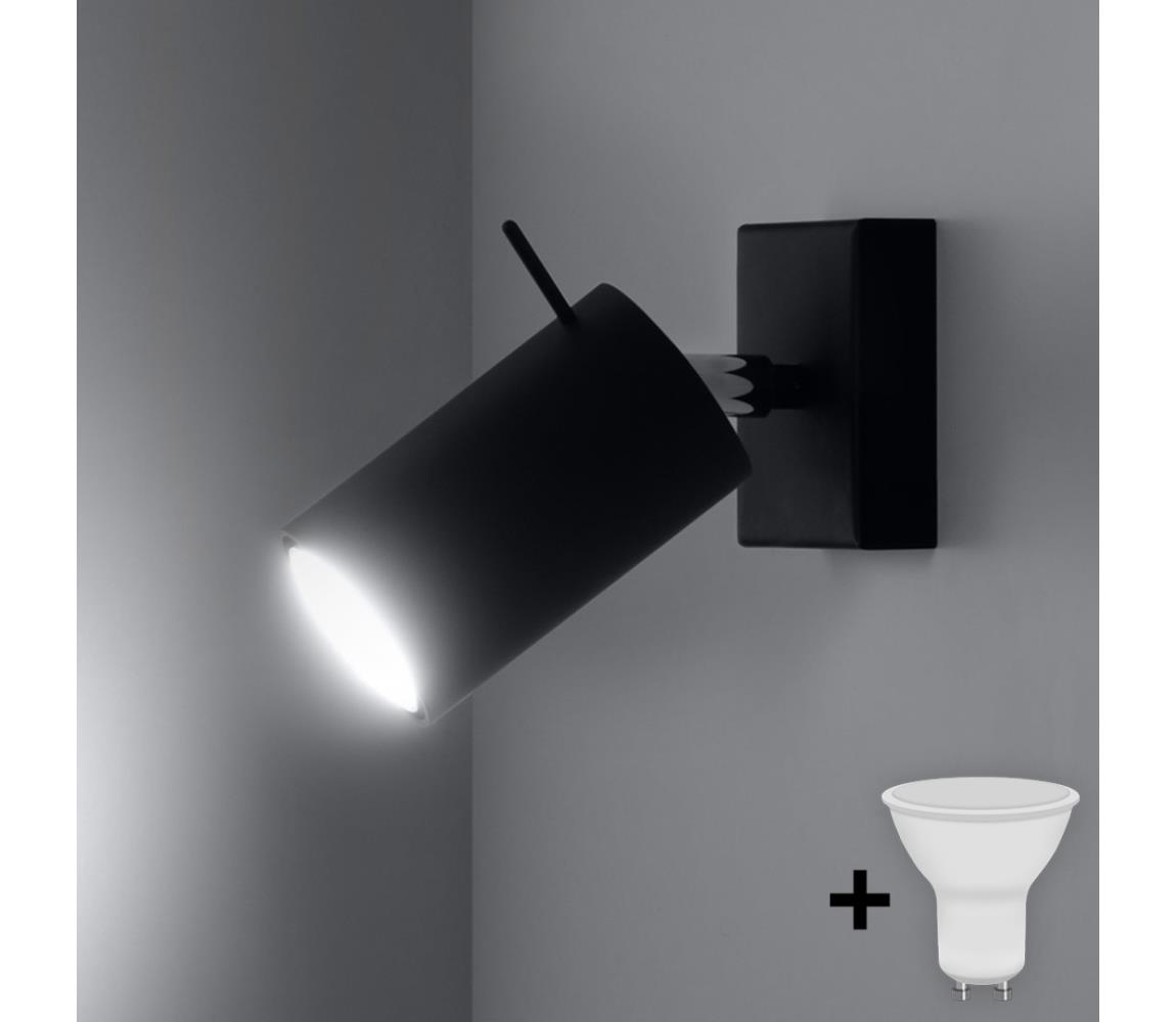 Brilagi - LED Kinkiet punktowy ASMUS 1xGU10/7W/230V czarny
