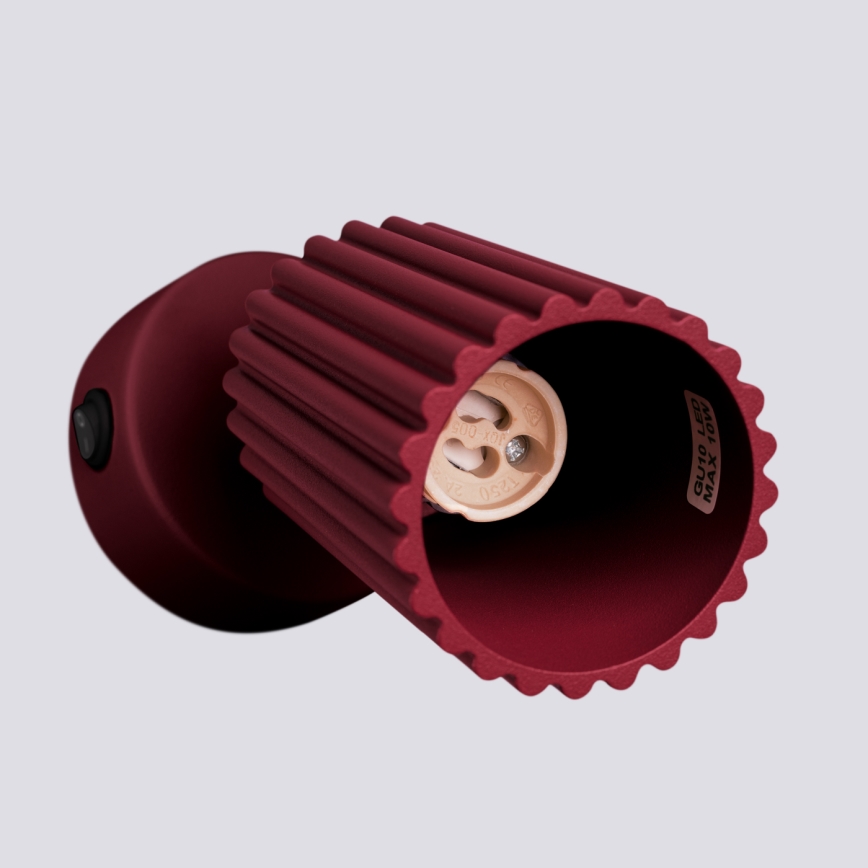 Brilagi - LED kinkiet punktowy CRESTO 1xGU10/10W/230V bordowy