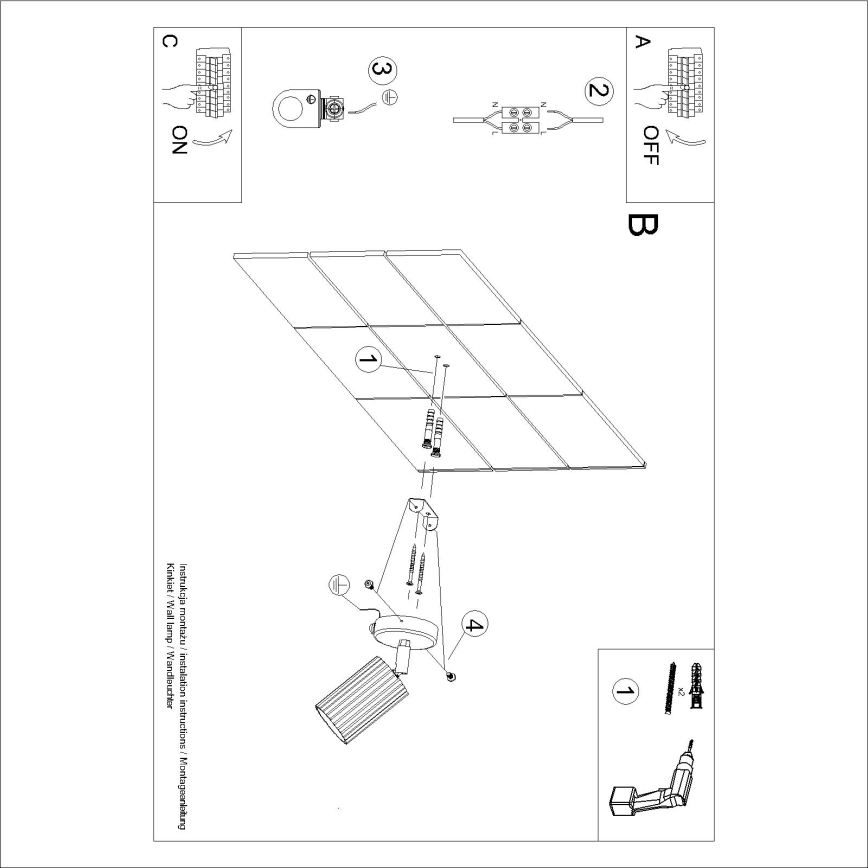 Brilagi - LED kinkiet punktowy CRESTO 1xGU10/10W/230V brązowy
