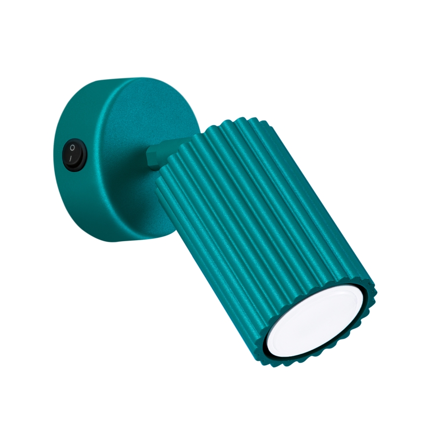 Brilagi - LED kinkiet punktowy CRESTO 1xGU10/10W/230V turkusowy