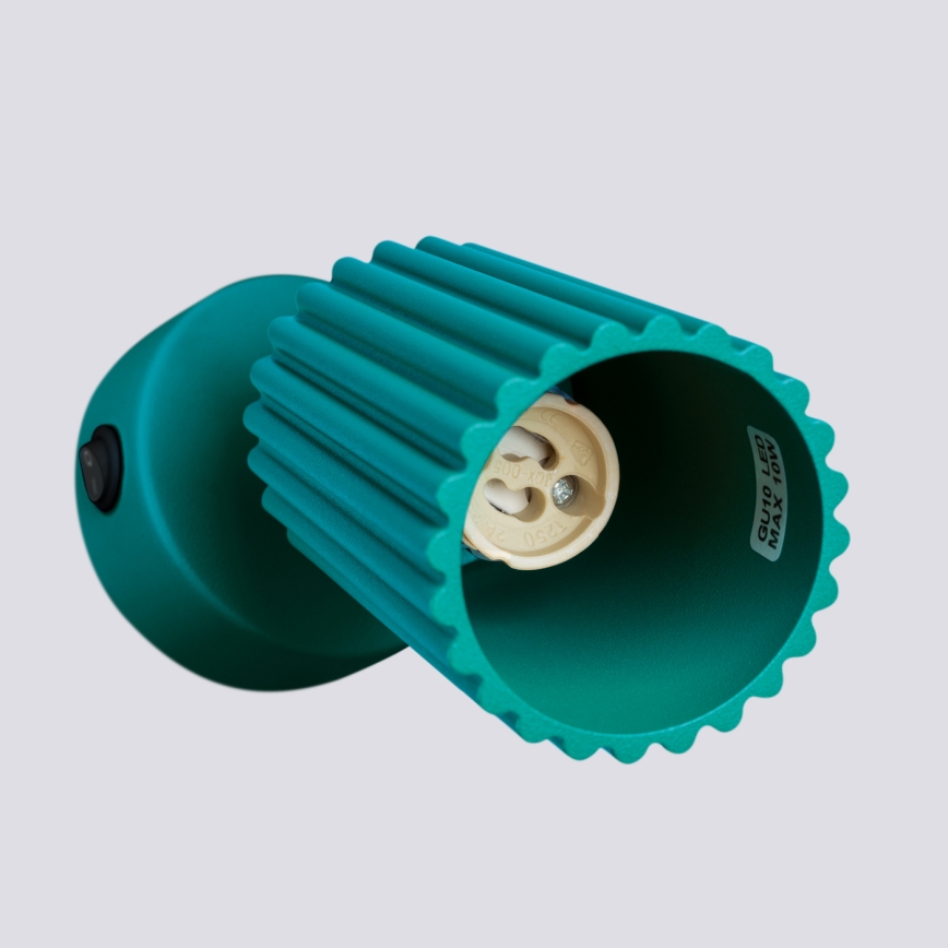 Brilagi - LED kinkiet punktowy CRESTO 1xGU10/10W/230V turkusowy