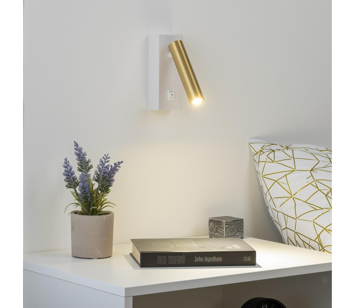 Brilagi - LED Kinkiet punktowy MAYA LED/3W/230V 4000K biały/złoty