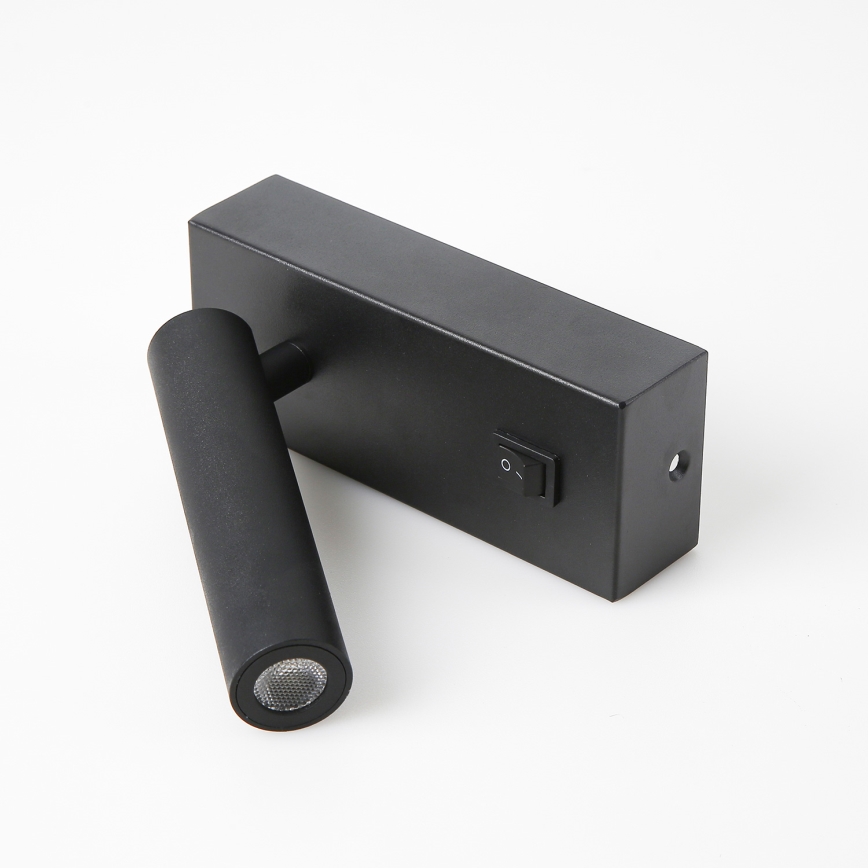 Brilagi - LED Kinkiet punktowy MAYA LED/3W/230V 4000K czarny