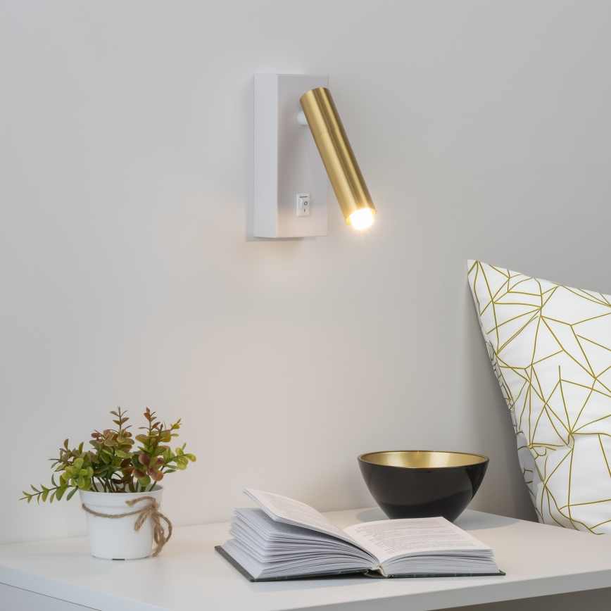 Brilagi - LED Kinkiet punktowy ściemnialny MAYA 1xG9/4W/230V białe/zl. 2700-6500K Wi-Fi Tuya